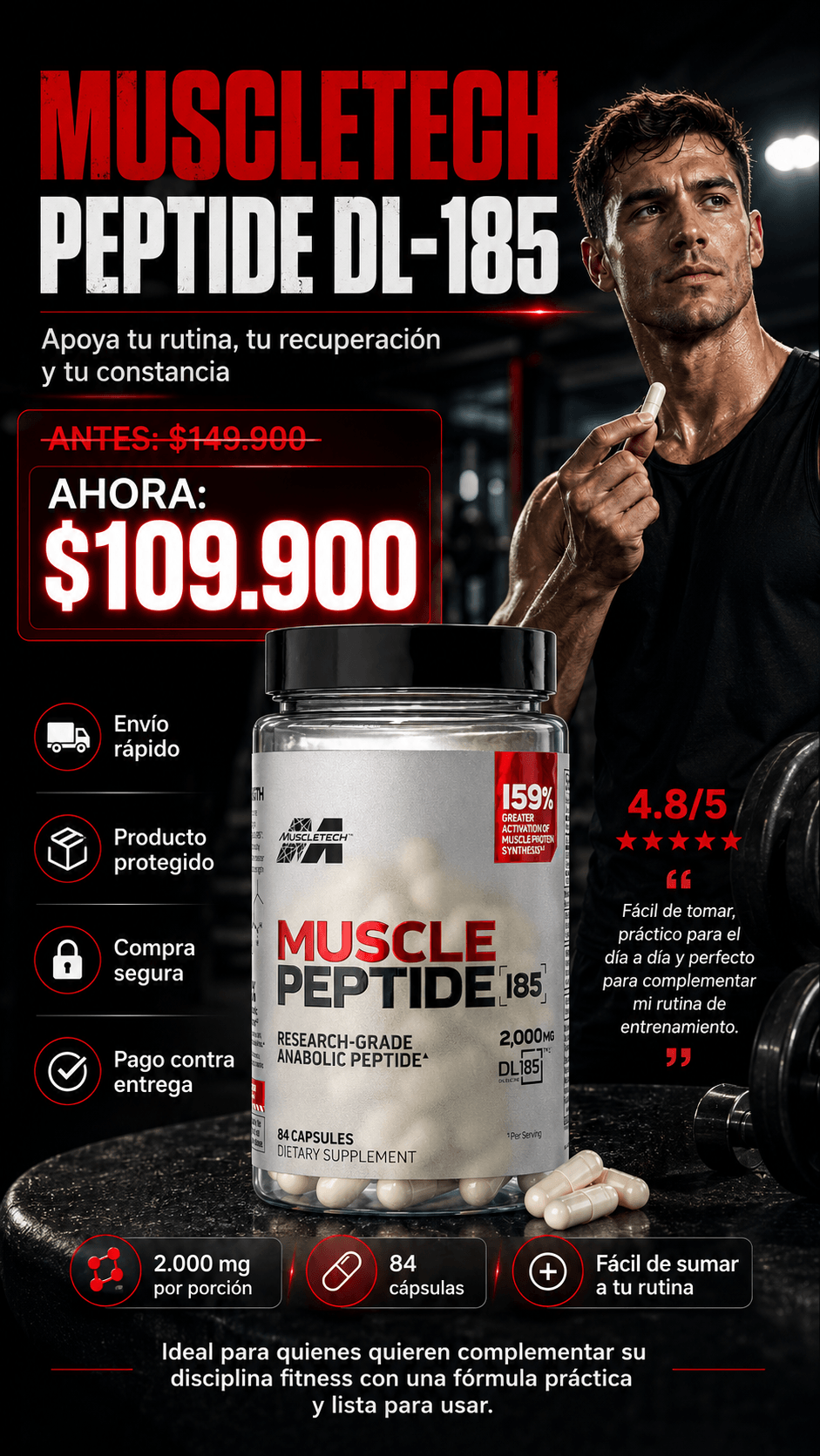 MuscleTech Peptide DL-185
