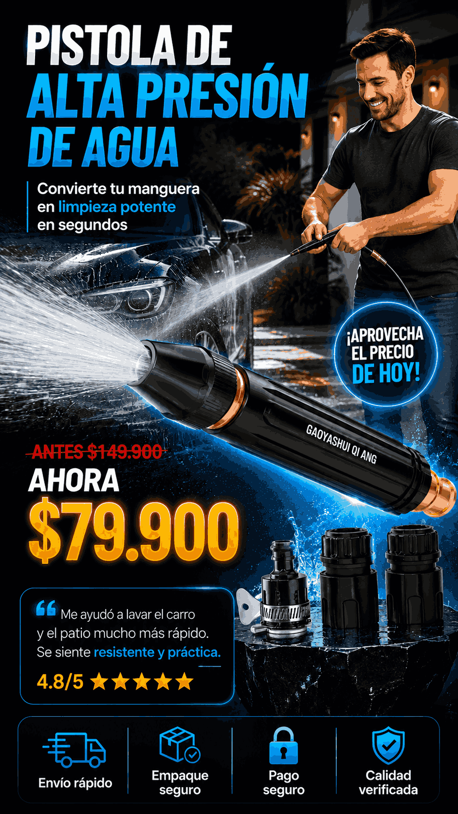 Boquilla de alta presion