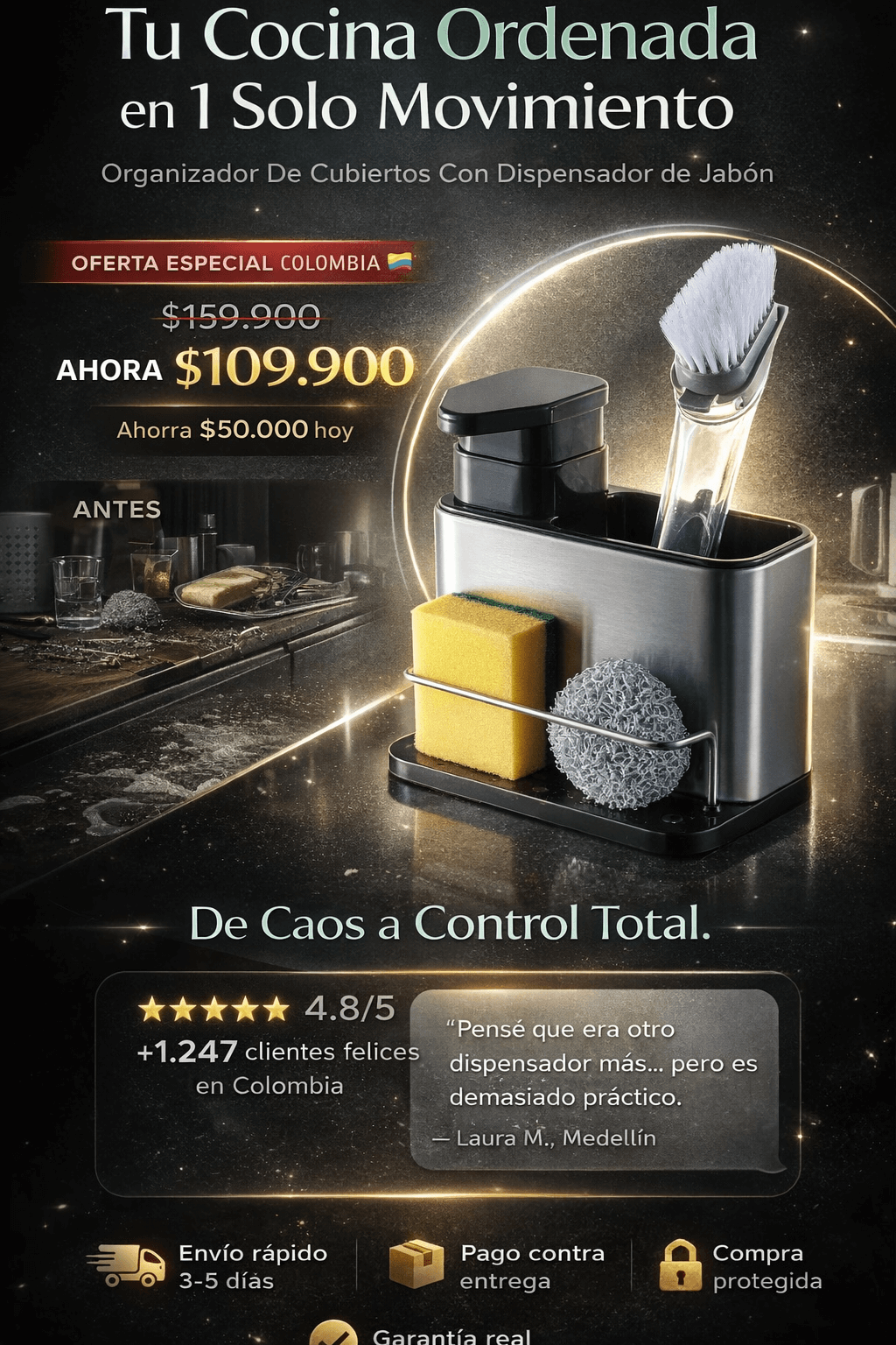 ORGANIZADOR CON DISPENSADOR