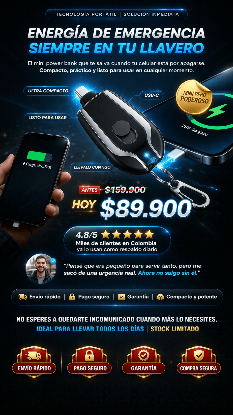 Llavero PowerBankPro IMPORTADO