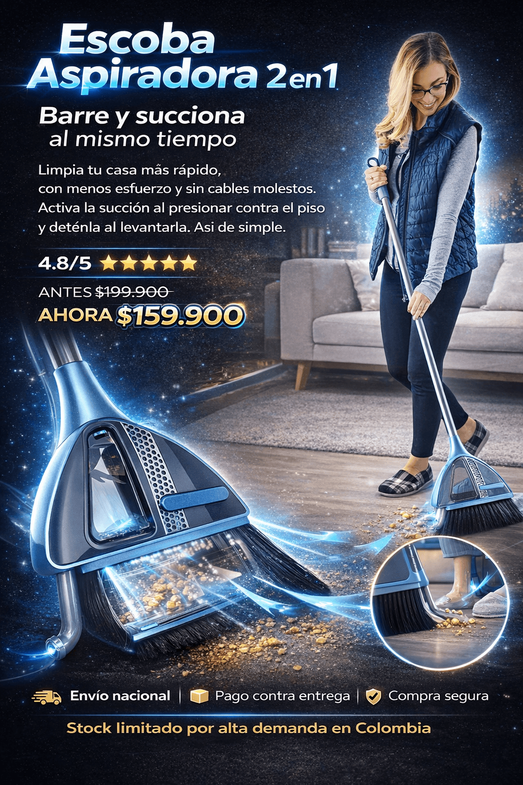 ESCOBA ASPIRADORA