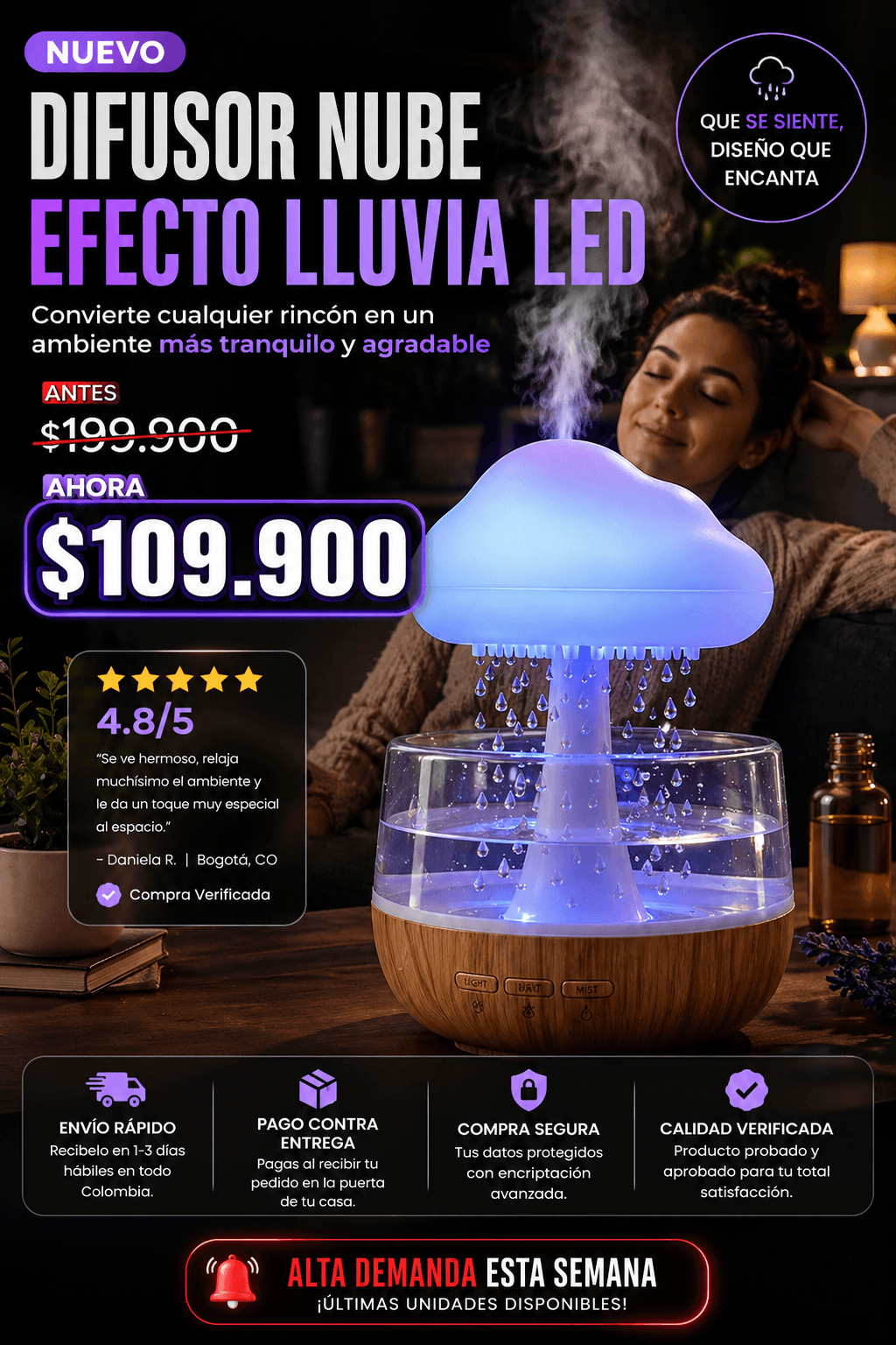 HUMIDIFICADOR NUBE
