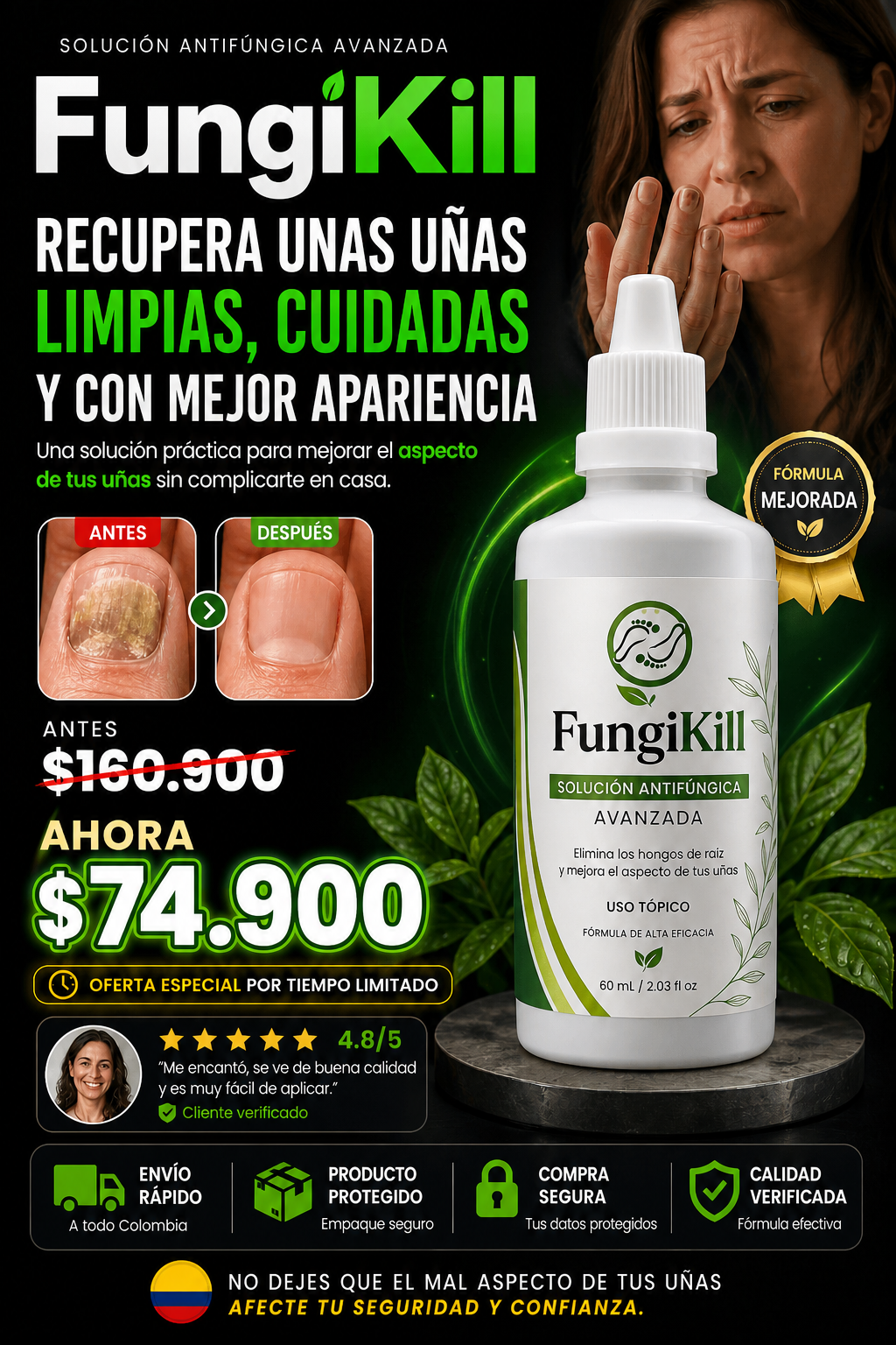 Fungikill Eliminador De Hongos