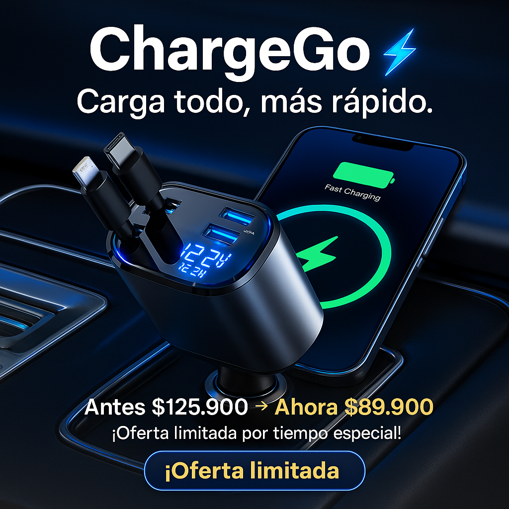 Cargador ChargeGo 4 en 1