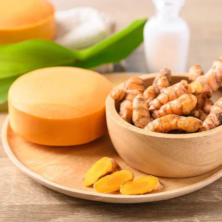 CurSoap™ - Jabón de Cúrcuma Natural 🧼🍂 Paga 1 Lleva 2😱