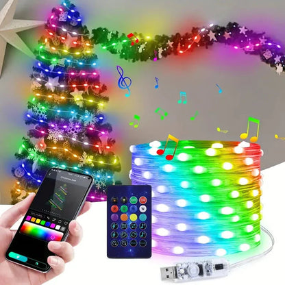 LUCES SMART NAVIDEÑAS INTELIGENTES 10 M