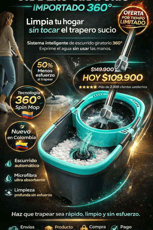 TRAPERO GIRATORIO 360°