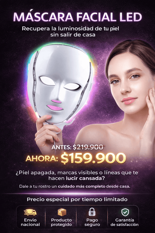 MASCARA FACIAL LED