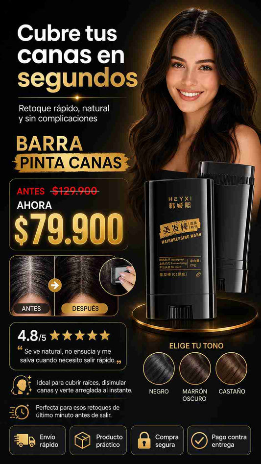 BARRA TINTA DE CABELLO PINTA CANAS