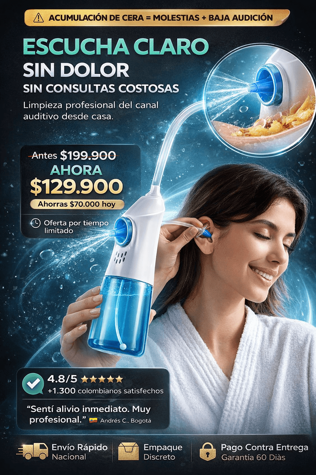 LIMPIADOR DE OIDOS IMPORTADO
