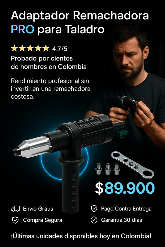 Remachadora para Taladro