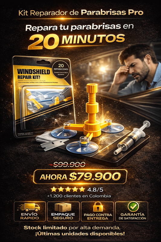 KIT REPARADOR DE VIDRIO IMPORTADO