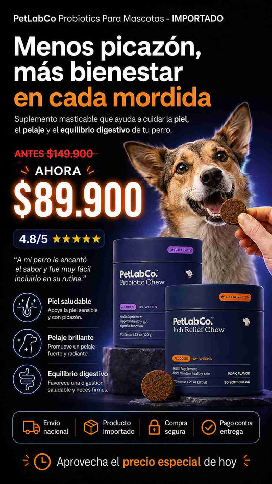 PetLabCo Probiotics Para Mascotas - IMPORTADO