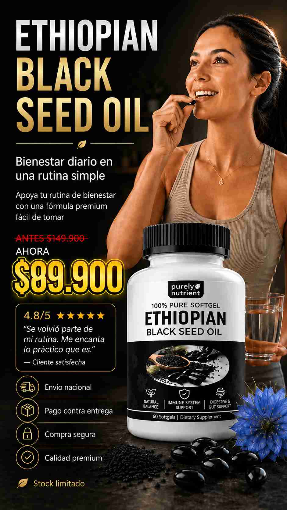Ethiopian Black Seed Oil - IMPORTADO