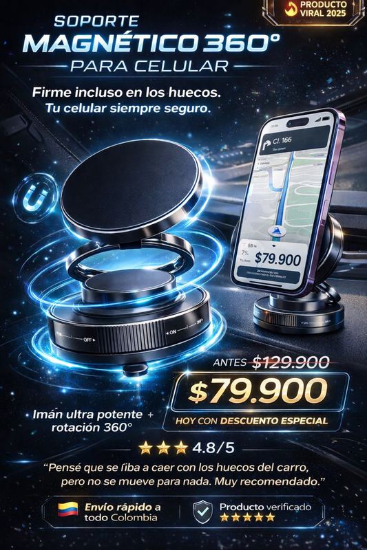 Magneto360® - Soporte Magnético Teléfono