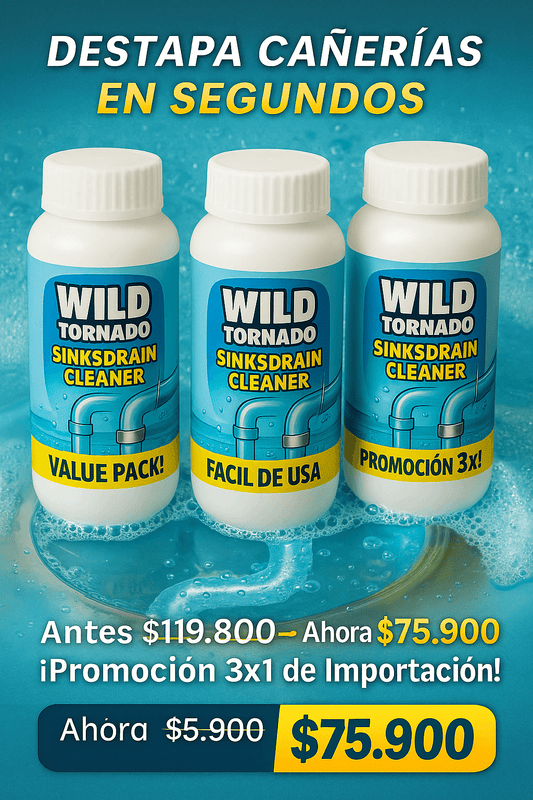 Destapa Cañerías Importado 3x1