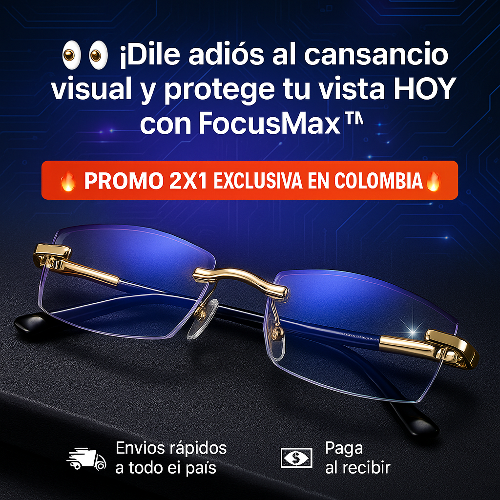 FocusMax:Promocion 2X1 Protección total contra la Luz azul + Rayos UV400 🌤️📱